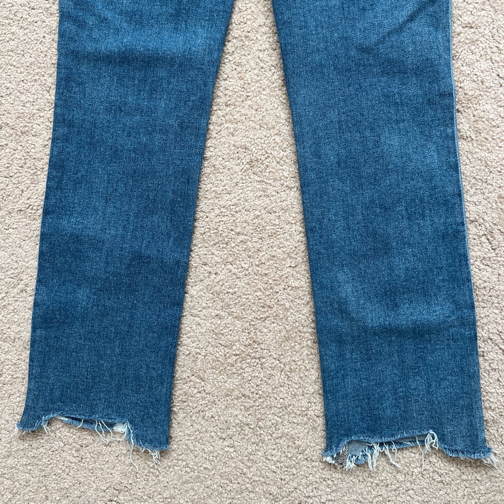 Paige High Rise Cindy Straight Leg Denim Jeans Size 24 - Picture 6 of 8